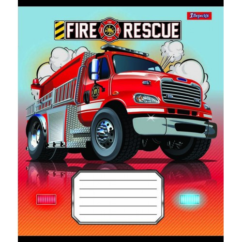 А5/12 лин. 1В Fire rescue, тетрадь ученич. 761800