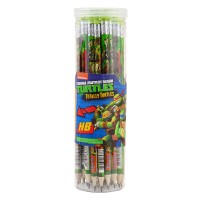 Олівець ч/гр. круглий з ласт. в пл. тубі "TMNT", 36 шт./уп.