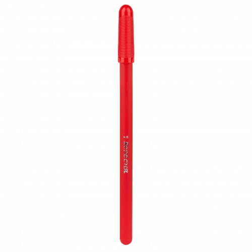 Ручка кулькова 1 Вересня Amazik 0,7 мм червона 412099