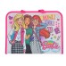 Папка-портфель на блискавці з тканинними ручками "Barbie" 491140