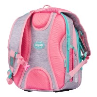 Рюкзак школьный 1Вересня S-106 "Best Friend", розовый/серый