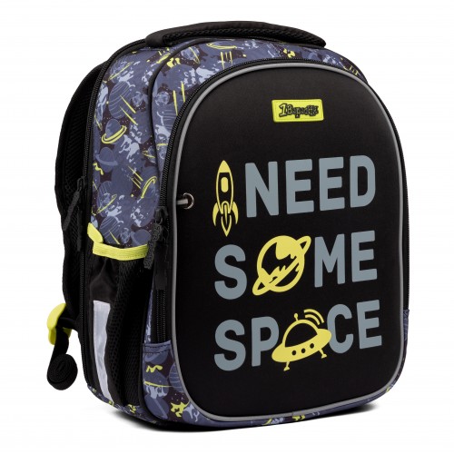 Рюкзак шкільний 1Вересня S-107 "Space", чорний 552005