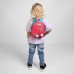 Рюкзак дошкільний 1Вересня K-43 Bunny, рожевий/бірюзовий 552552