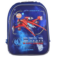 Рюкзак шкільний каркасний 1 Вересня H-12 "Star Explorer"