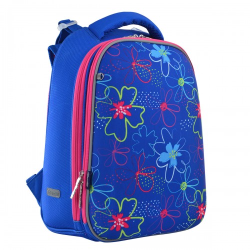 Рюкзак шкільний каркасний 1 Вересня H-12 "Vivid flowers" 556038