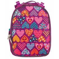 Рюкзак шкільний каркасний 1 Вересня H-25 "Heart puzzle"