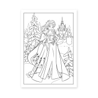 Розмальовка А4 1 Вересня Frozen 12 стр.