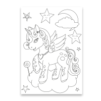 Розмальовка А4 1 Вересня "Unicorn"