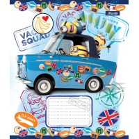 А5 / 12 кос. 1В MINIONS TRAVEL, зошит учнів.