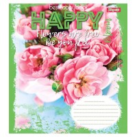 А5/36 кл. 1В HAPPY FLOWERS, зошит дя записів