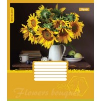 А5/96 кл. 1В FLOWERS BOUQUET, зошит дя записів