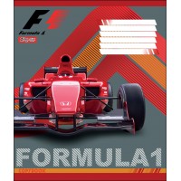 Тетрадь А5 12 Кос. 1В Formula1