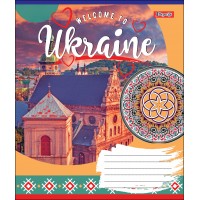 Тетрадь А5 18 Кл. 1В Welcome To Ukraine