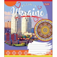 Тетрадь А5 24 Кл. 1В Welcome To Ukraine