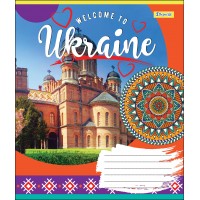 Тетрадь А5 24 Лин. 1В Welcome To Ukraine