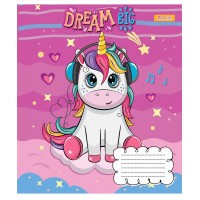 Зошит А5 12 Кл. 1В Happy Unicorn