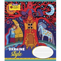 А5/24 лин. 1В Ukraine style, тетрадь учен.