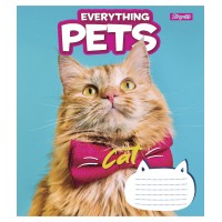 А5/36 кл. 1В Everything pets, тетрадь для записей