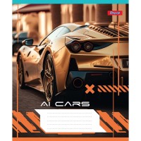 Зошит для записів 1Вересня AI cars 36 аркушів клітинка