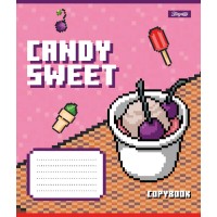 Зошит шкільний 1B Candy sweet А5 12 аркушів лінія