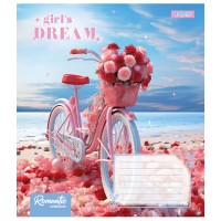 Зошит для записів 1В Girls dream А5 36 аркушів клітинка