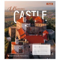 Зошит для записів 1В Ukrainian castle А5 48 аркушів клітинка