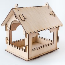 Набор для творчества "Сделай сам", деревянная кормушка для птиц домик