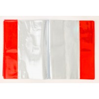 Обложка для тетрадей PVC (34,9см*21см), 80 мкм, с цветным клап