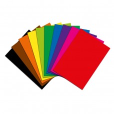 Набор цветной бумаги односторонней 1Вересня А4 (10 листов)